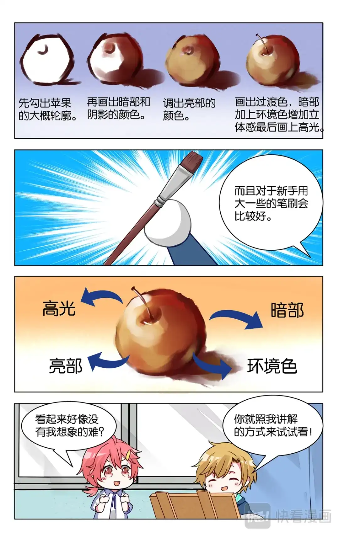 《GOGO美术生》第九话 突如其来的色彩课 第8页