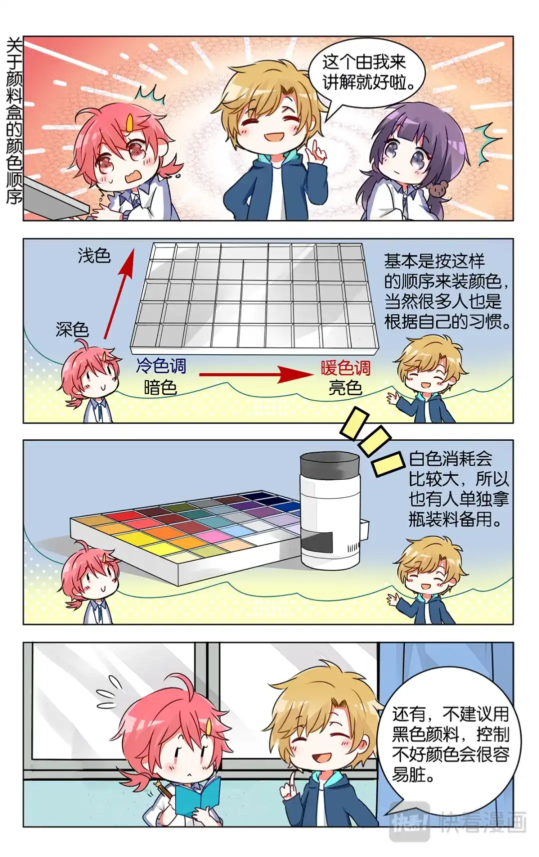 《GOGO美术生》第九话 突如其来的色彩课 第3页