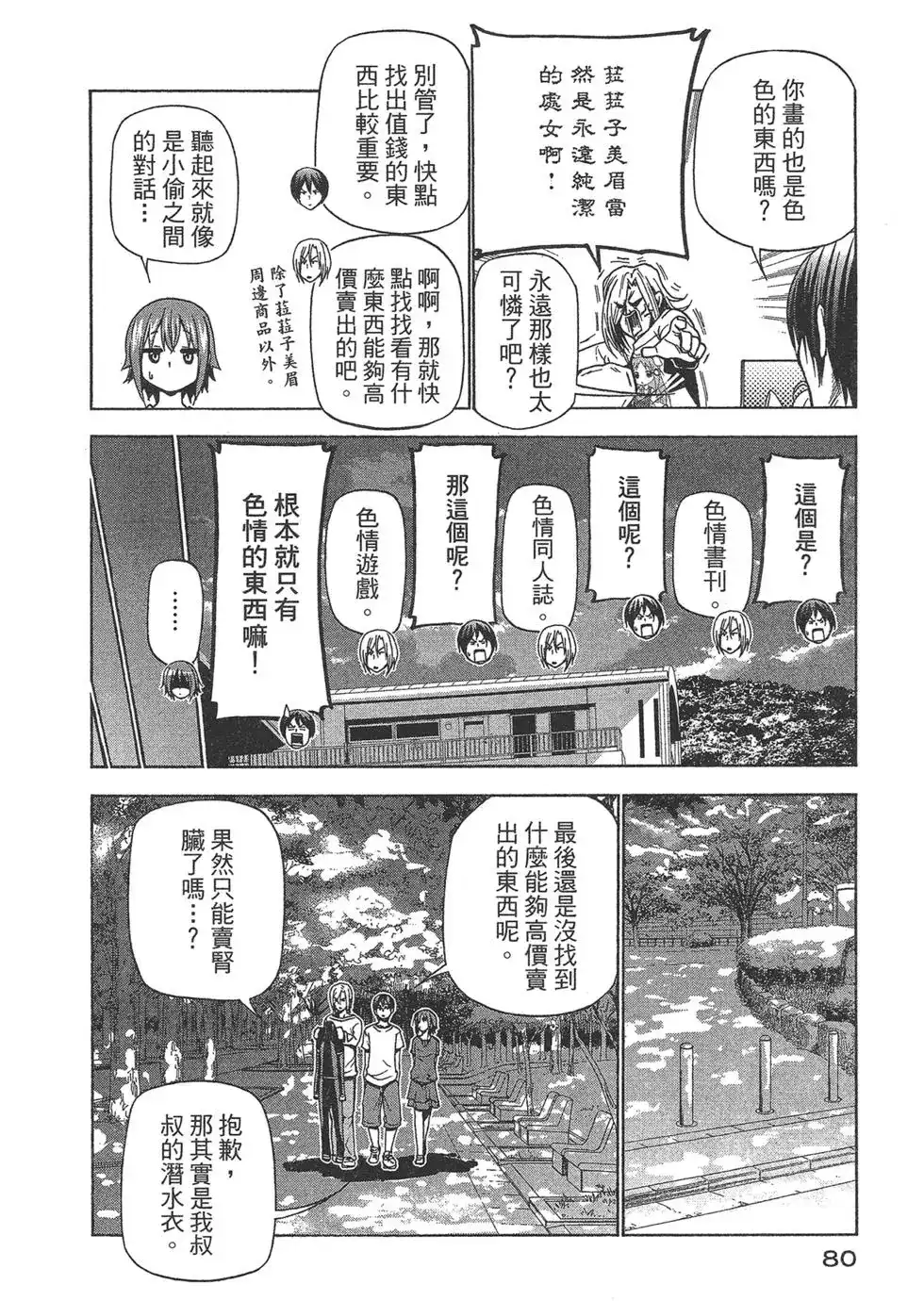 GRANDBLUE碧蓝之海 单行本 第10卷 第81页