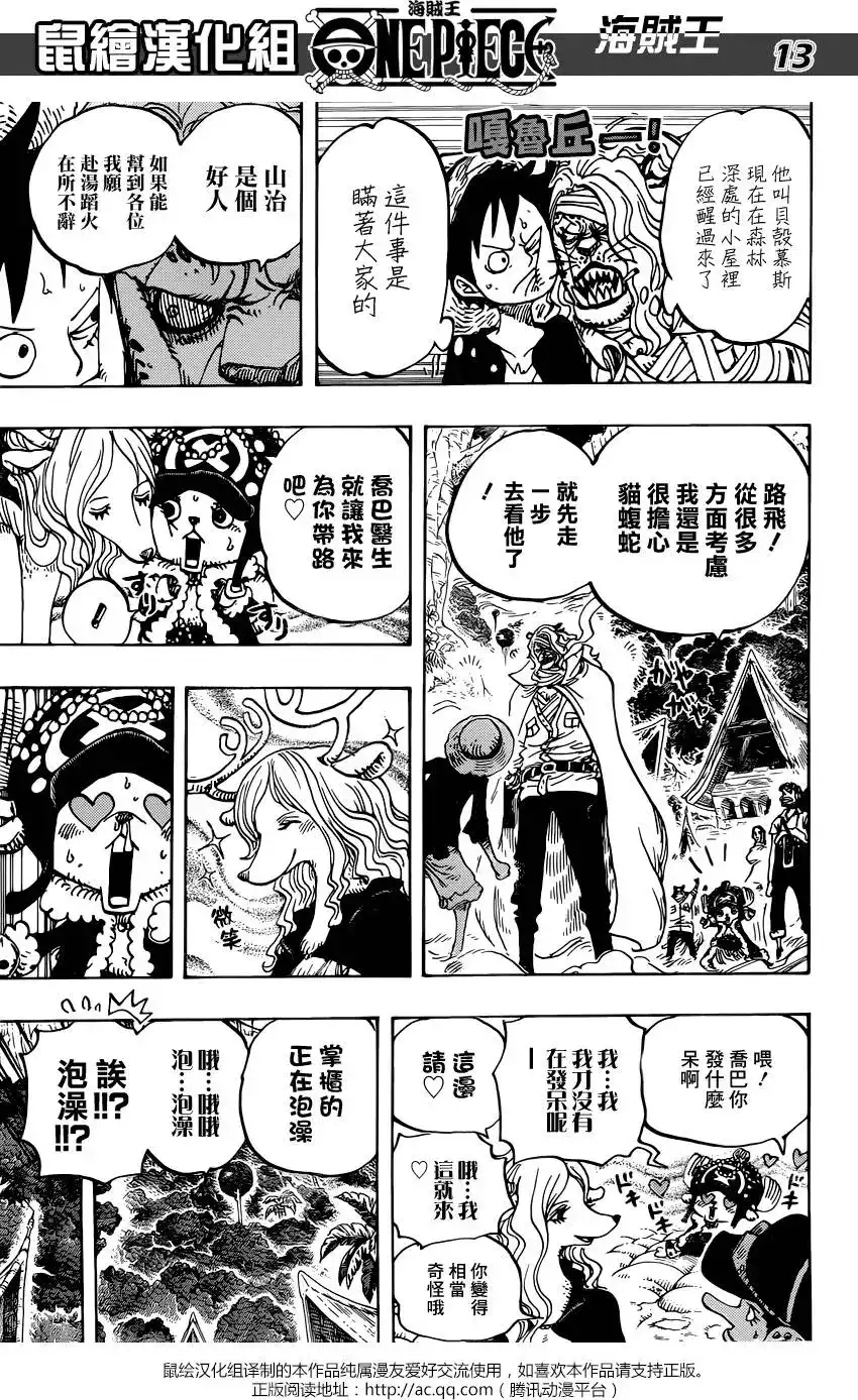 ONE PIECE航海王 单话 第814回 去见猫蝮蛇掌柜吧 第12页