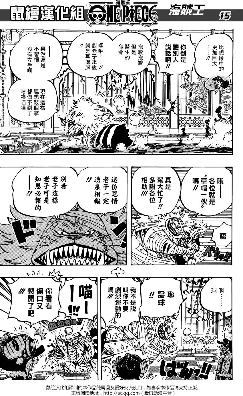 ONE PIECE航海王 单话 第814回 去见猫蝮蛇掌柜吧 第14页