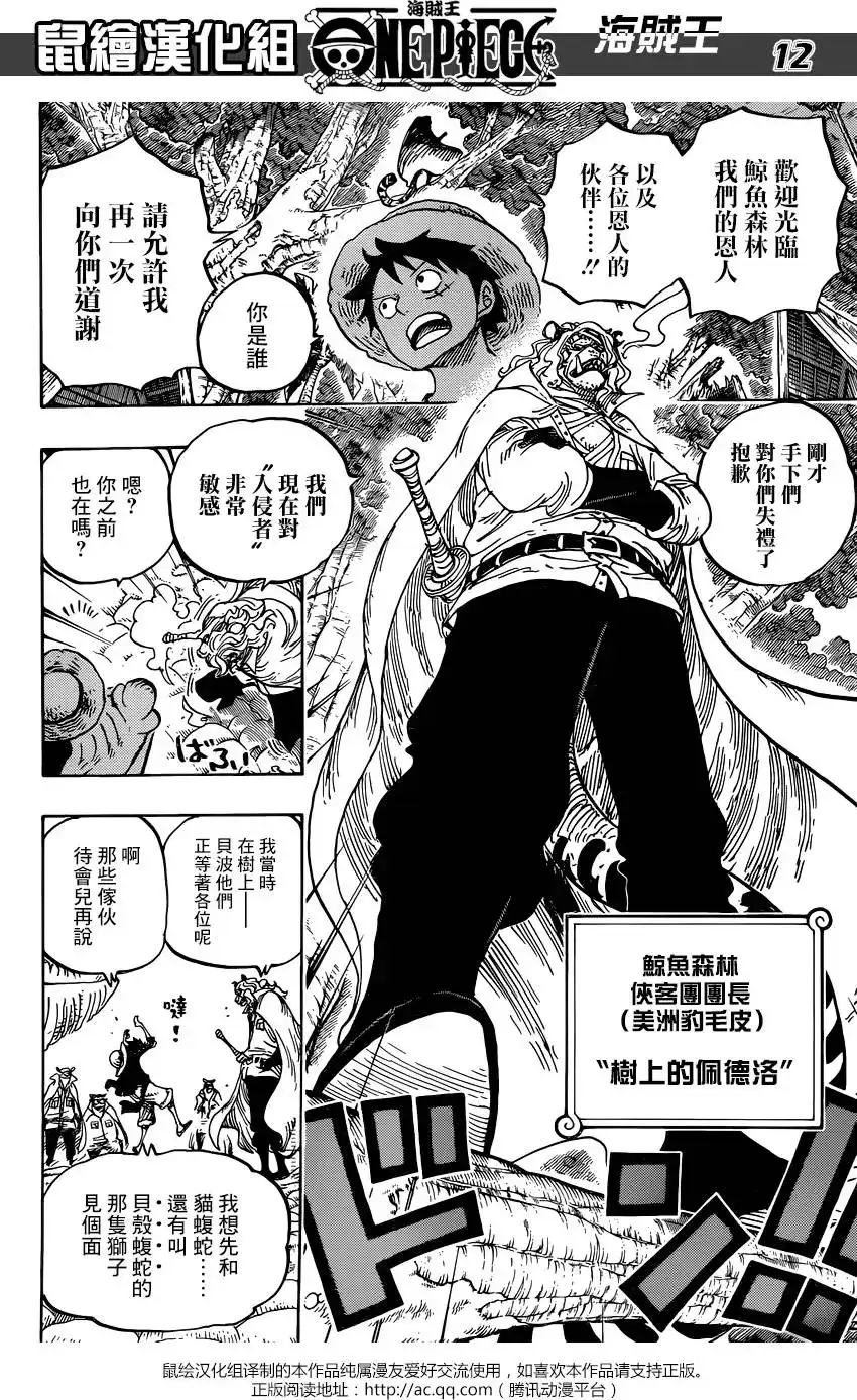 ONE PIECE航海王 单话 第814回 去见猫蝮蛇掌柜吧 第11页