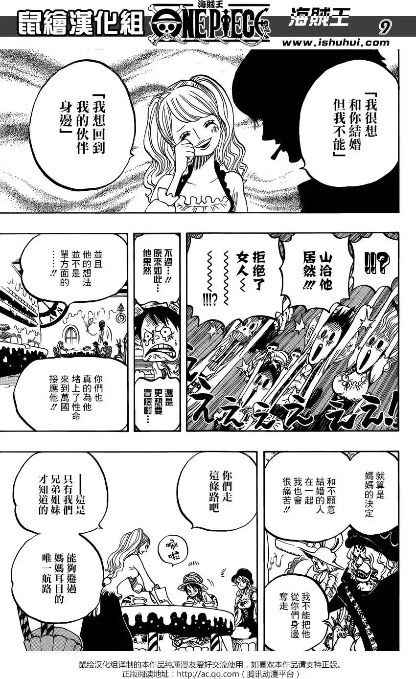 ONE PIECE航海王 单话 第828回 1和2 第9页