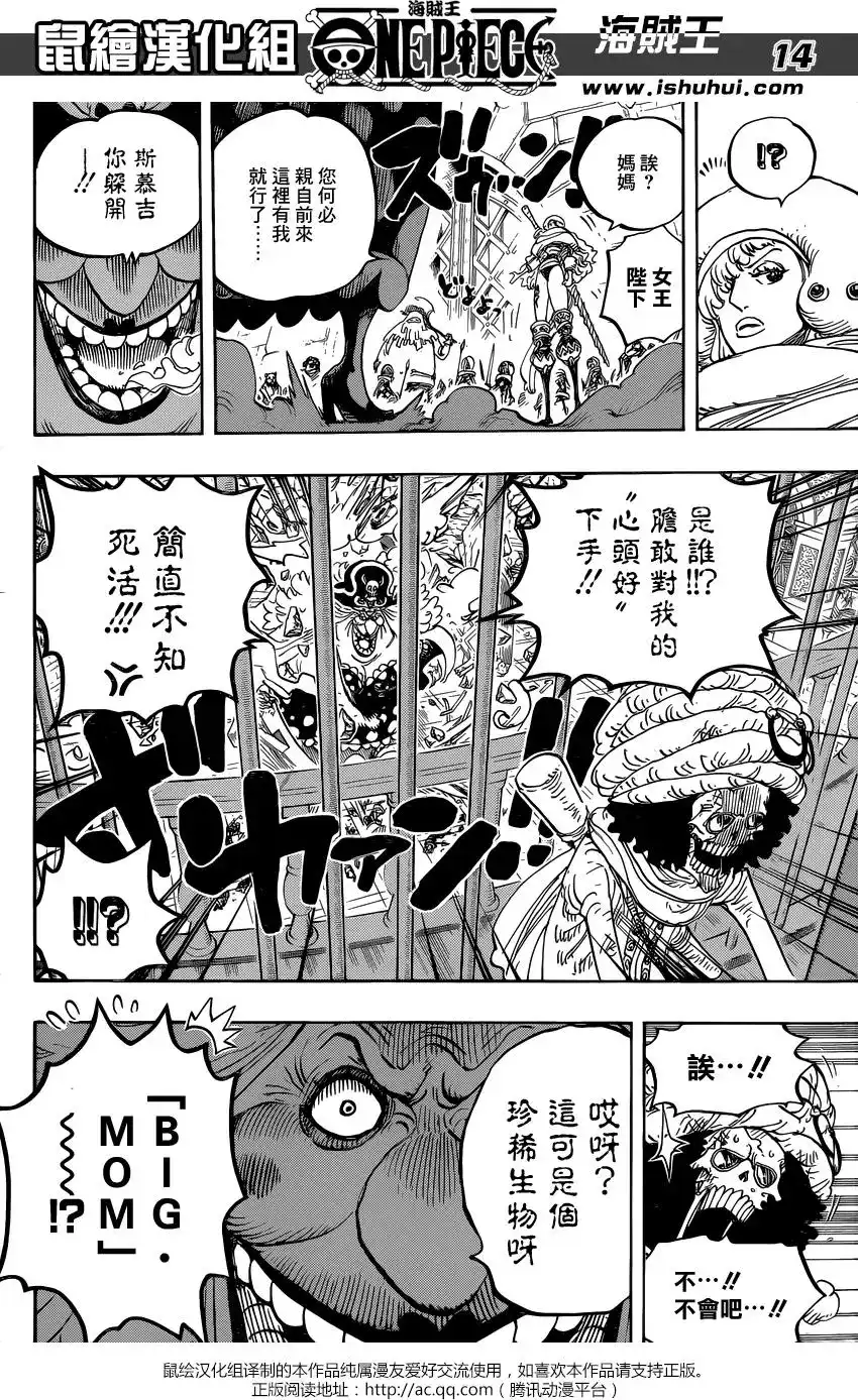 ONE PIECE航海王 单话 第849回 镜之国里的乔老大 第14页