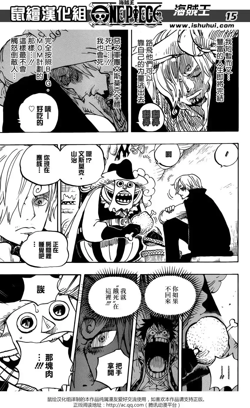ONE PIECE航海王 单话 第854回 我在干什么啊 第15页