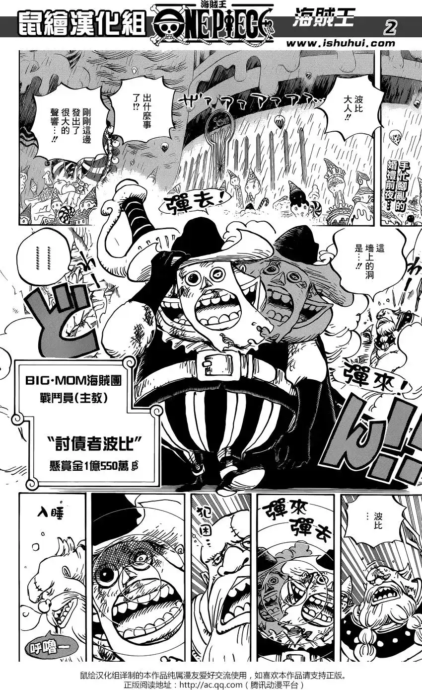 ONE PIECE航海王 单话 第855回 咕噜噜噜噜 第2页