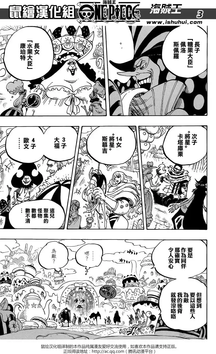 ONE PIECE航海王 单话 第861回 演技派 第3页