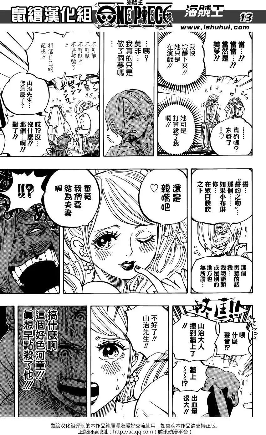 ONE PIECE航海王 单话 第861回 演技派 第13页