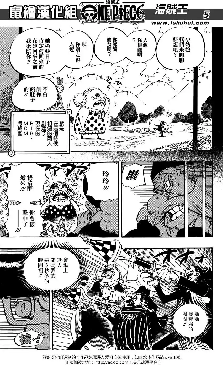 ONE PIECE航海王 单话 第868回 KX火箭炮 第5页