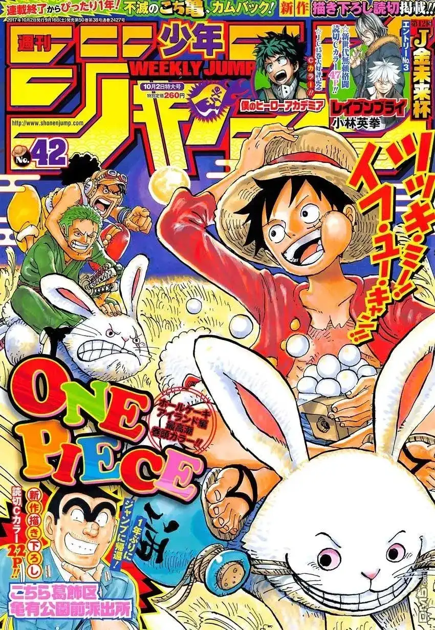 ONE PIECE航海王 单话 第878回 毛皮族 侠客团 团长佩德洛 第1页