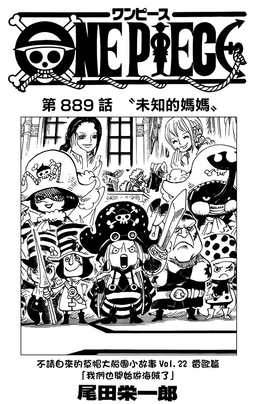 ONE PIECE航海王 单话 第889回 未知的妈妈 第2页