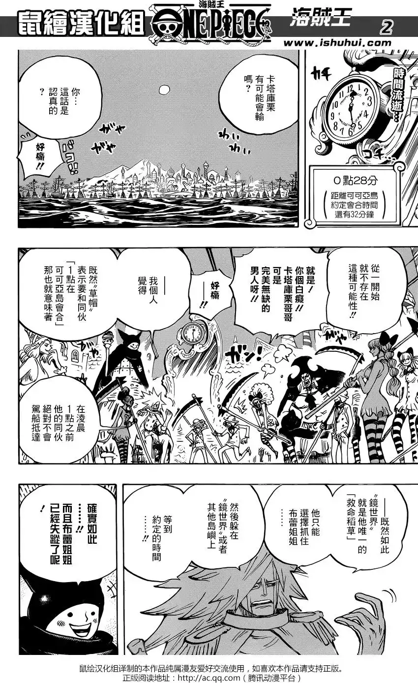 ONE PIECE航海王 单话 第896回 最后的心愿 第2页