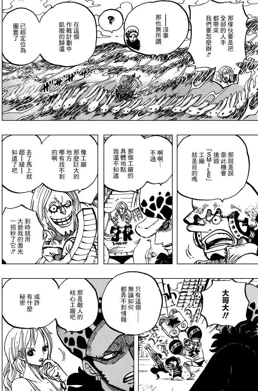ONE PIECE航海王 单话 第700话 诡计 第8页
