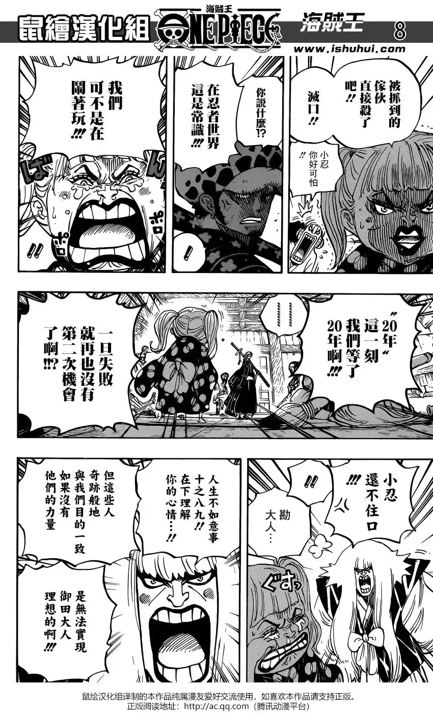 ONE PIECE航海王 单话 第938话 第8页