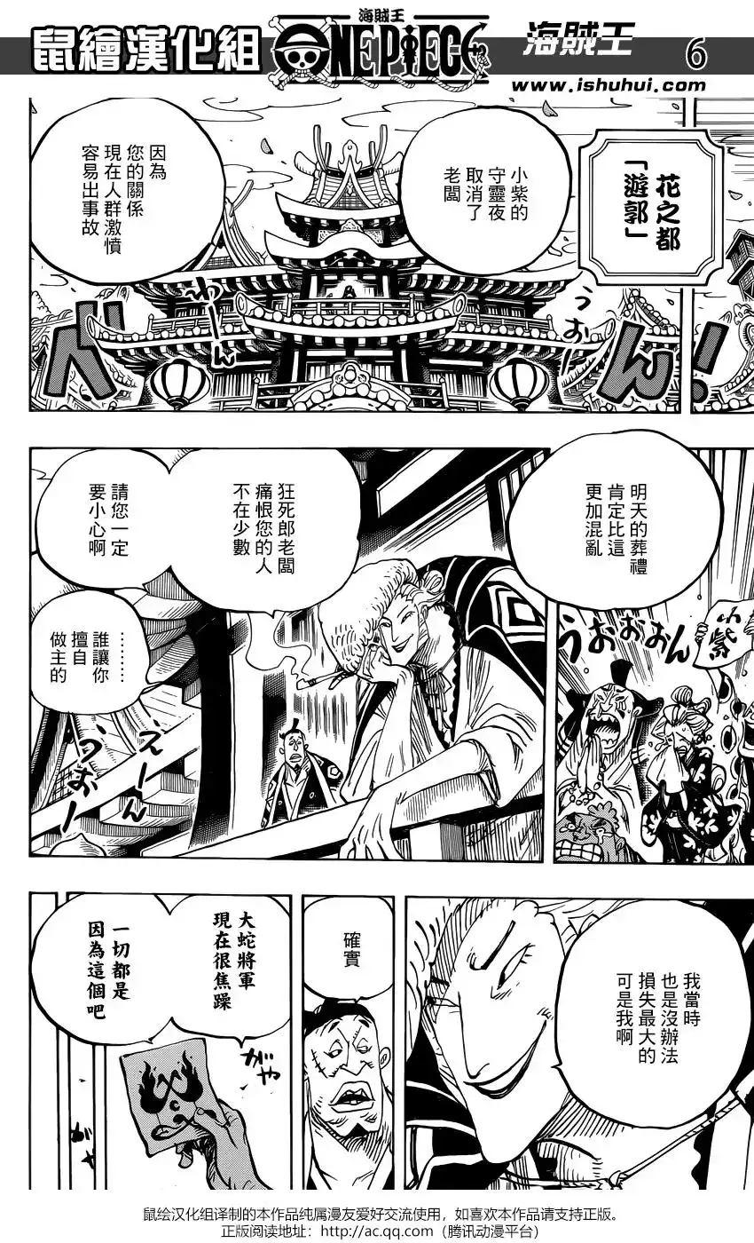 ONE PIECE航海王 单话 第938话 第6页