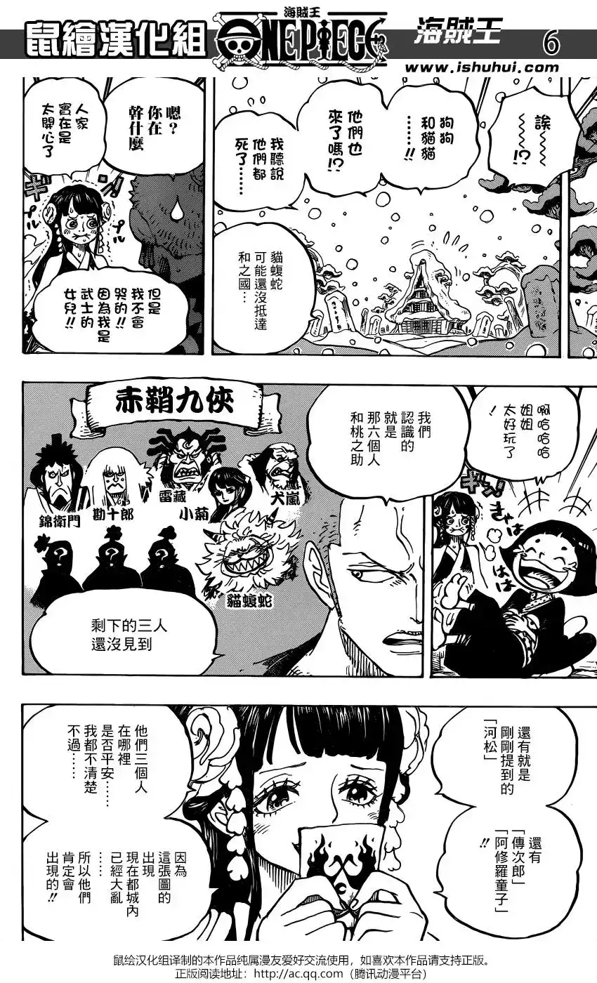 ONE PIECE航海王 单话 第939话 第6页