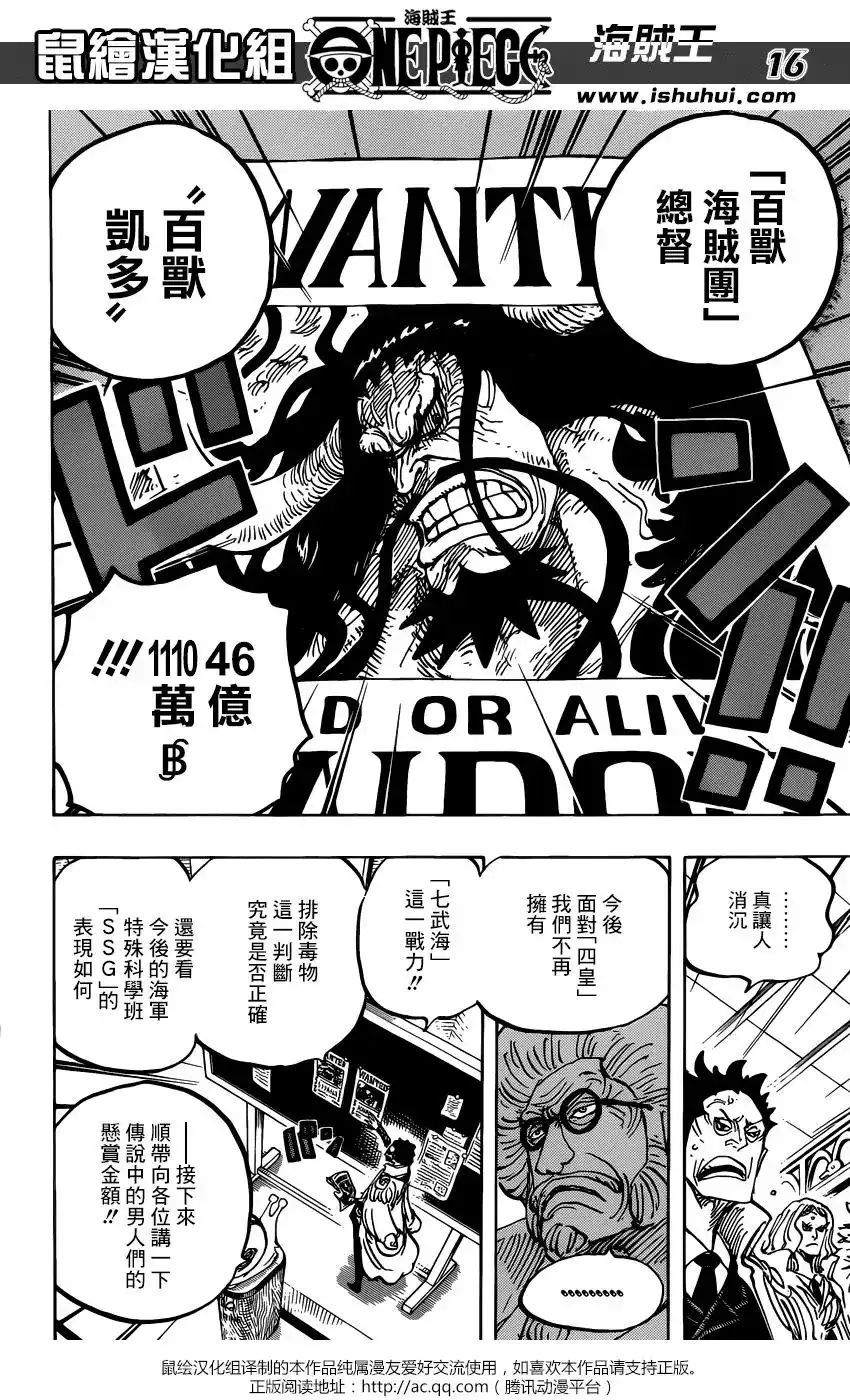 ONE PIECE航海王 单话 第957话 第15页