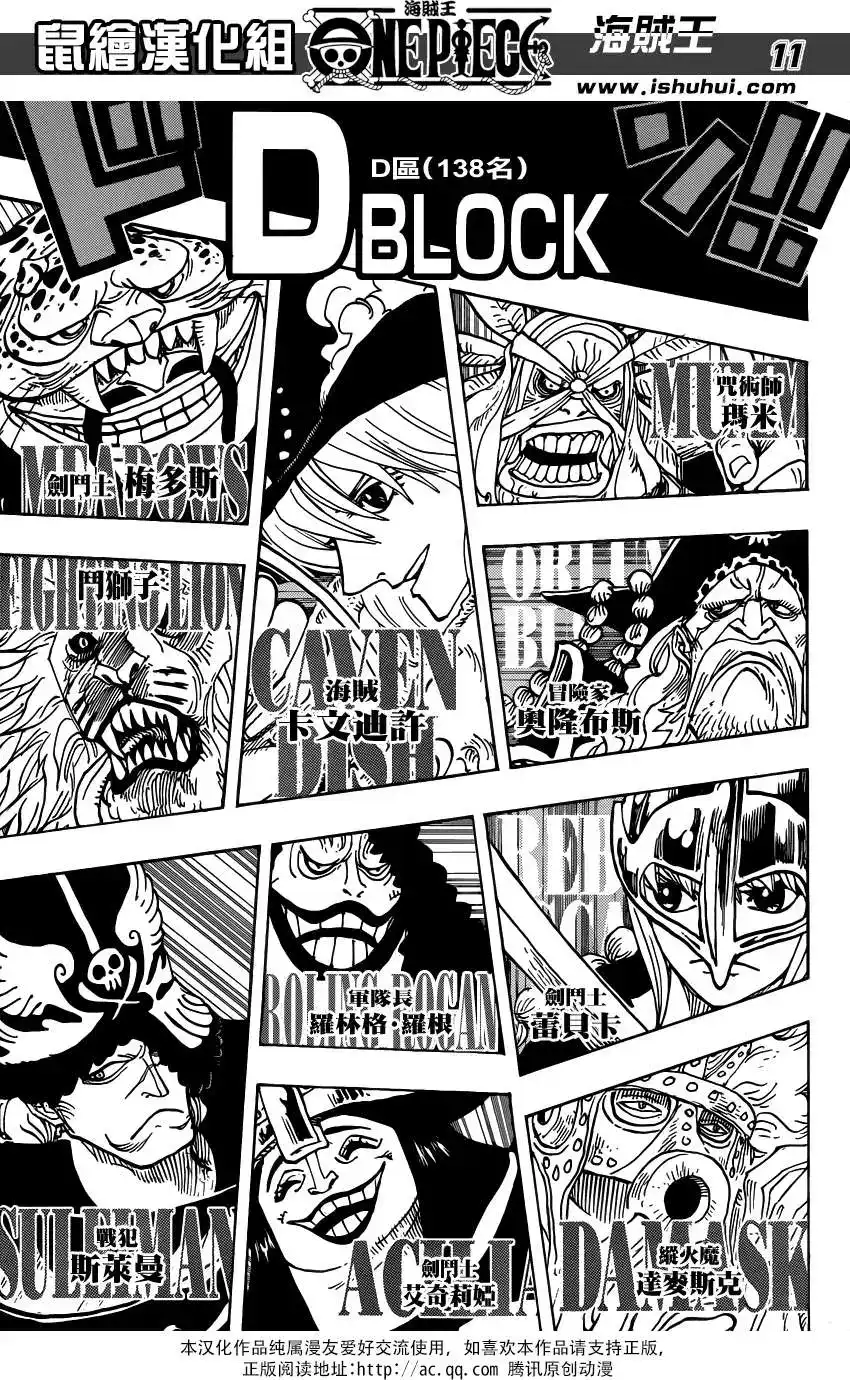 ONE PIECE航海王 单话 第706回 不会再耻笑你了 第11页