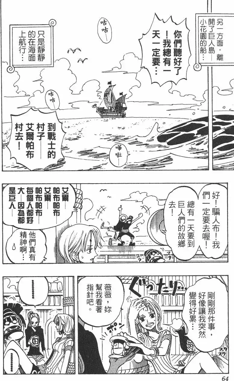 ONE PIECE航海王 单行本 第15卷 第64页