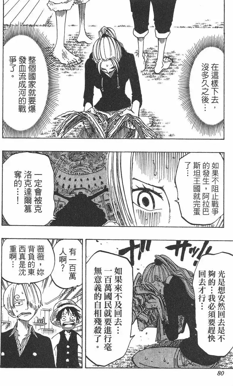 ONE PIECE航海王 单行本 第15卷 第80页