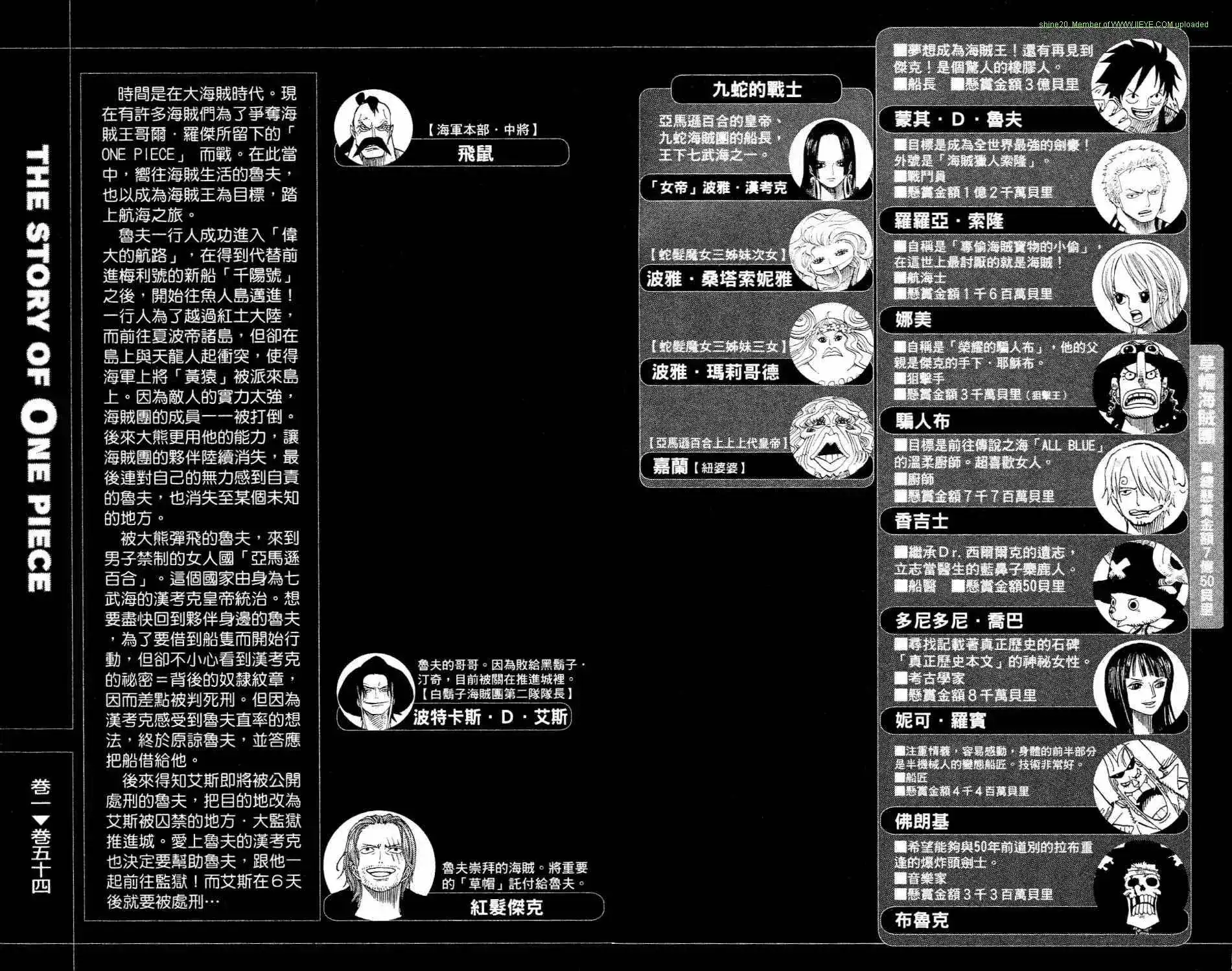 ONE PIECE航海王 单行本 第54卷 第4页