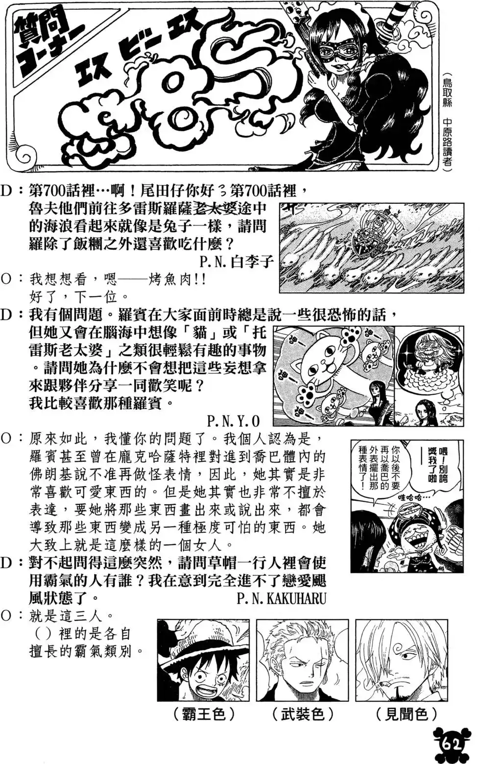 ONE PIECE航海王 单行本 第71卷 第62页