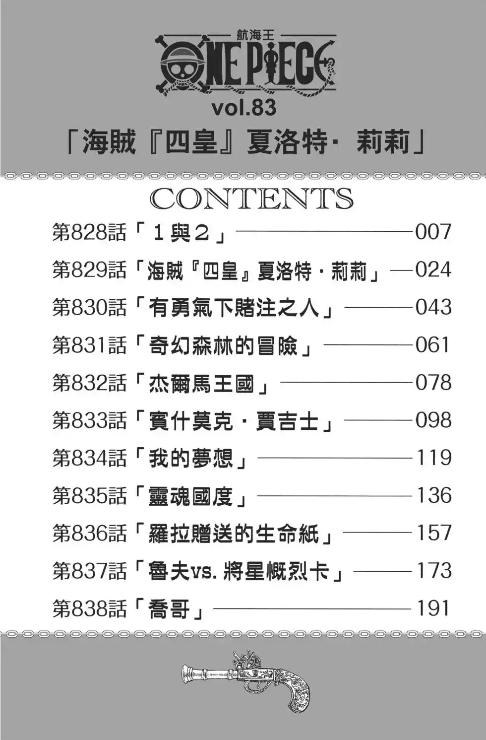 ONE PIECE航海王 单行本 第83卷 第8页