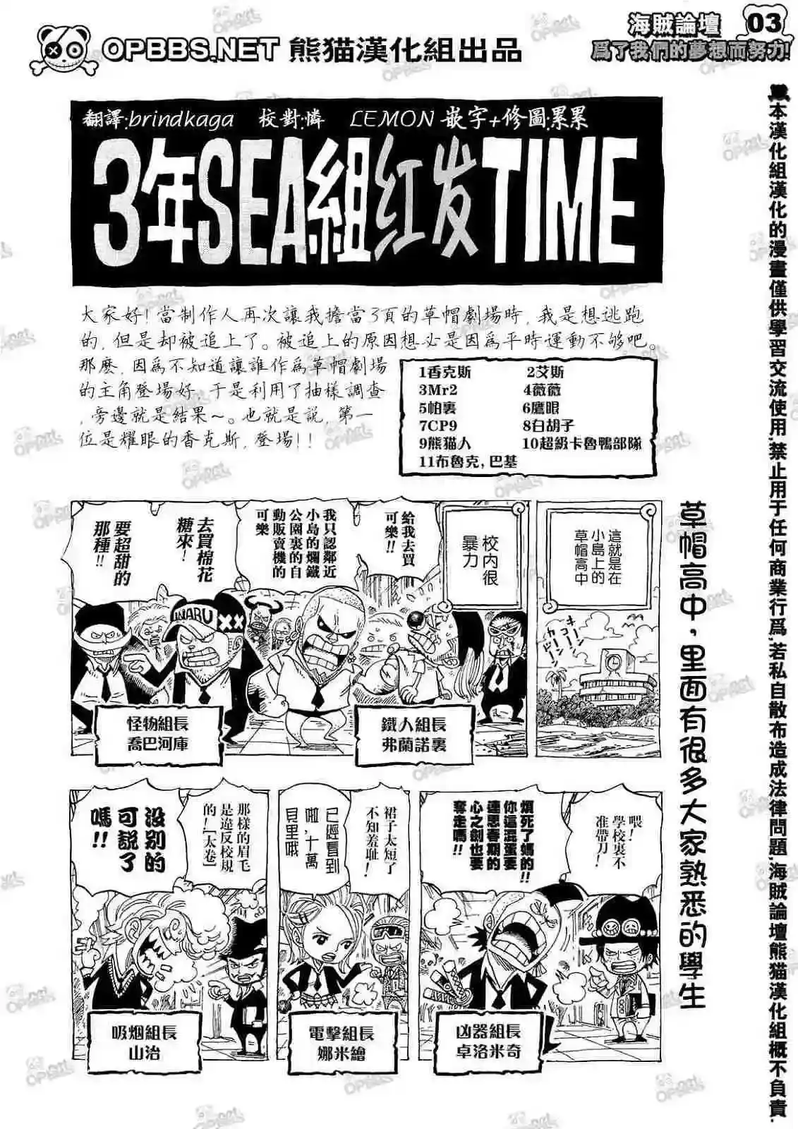ONE PIECE航海王 番外篇 海贼王10周年增刊完全版 第1页