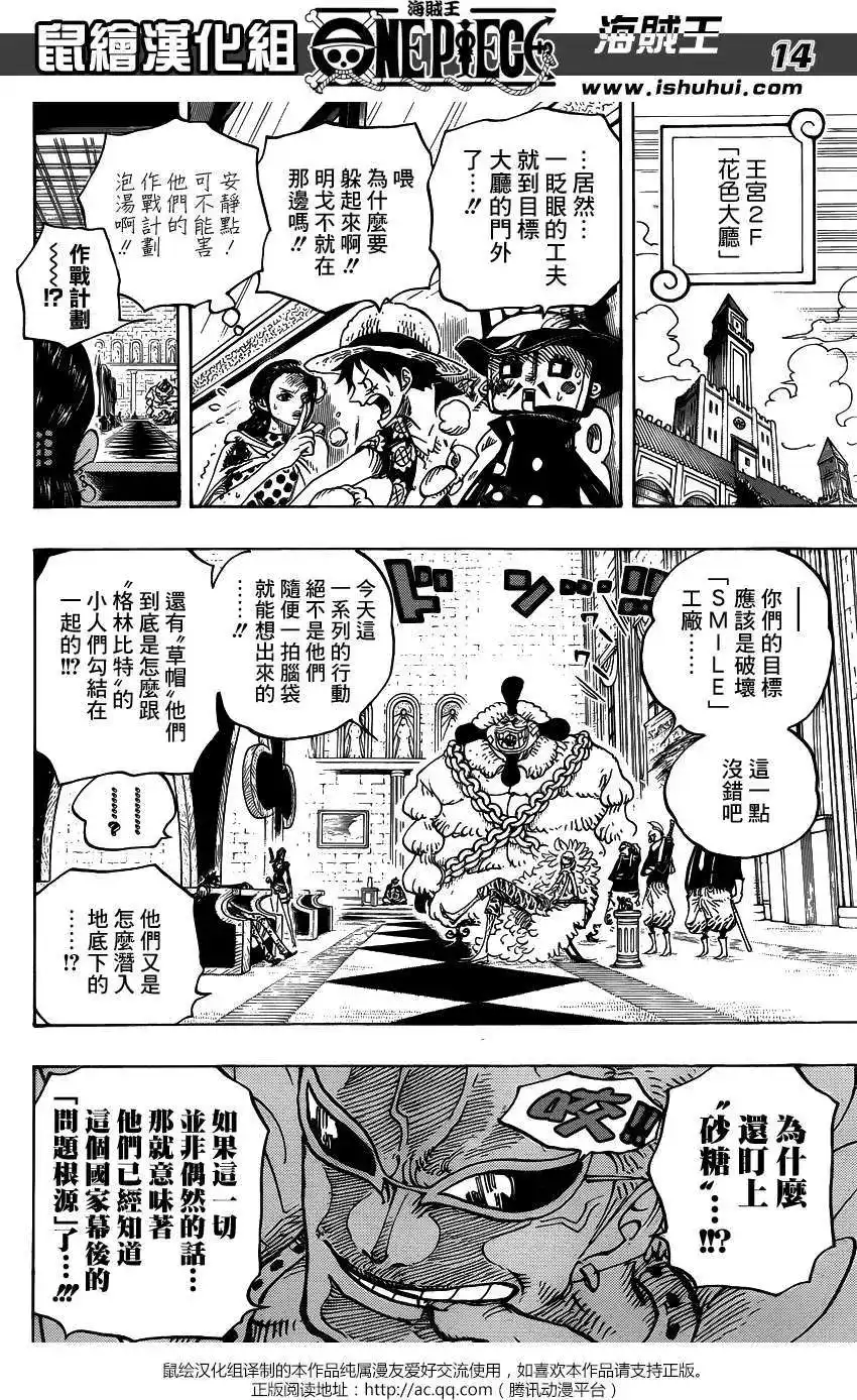 ONE PIECE航海王 单话 第740回 拜托了 第14页