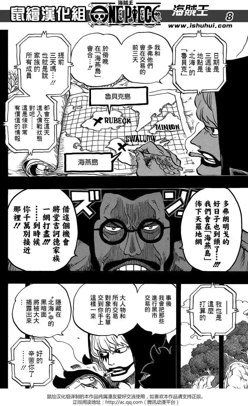 ONE PIECE航海王 单话 第765回 命运之岛米尼翁 第8页