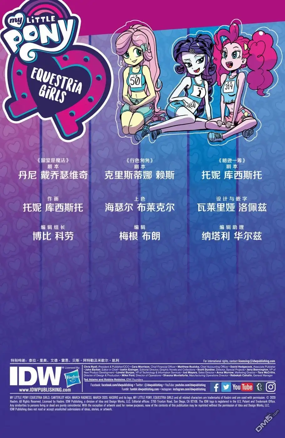 《彩虹小马G4：友情就是魔法》小马国女孩2020特刊 热力三月（PART1） 第2页