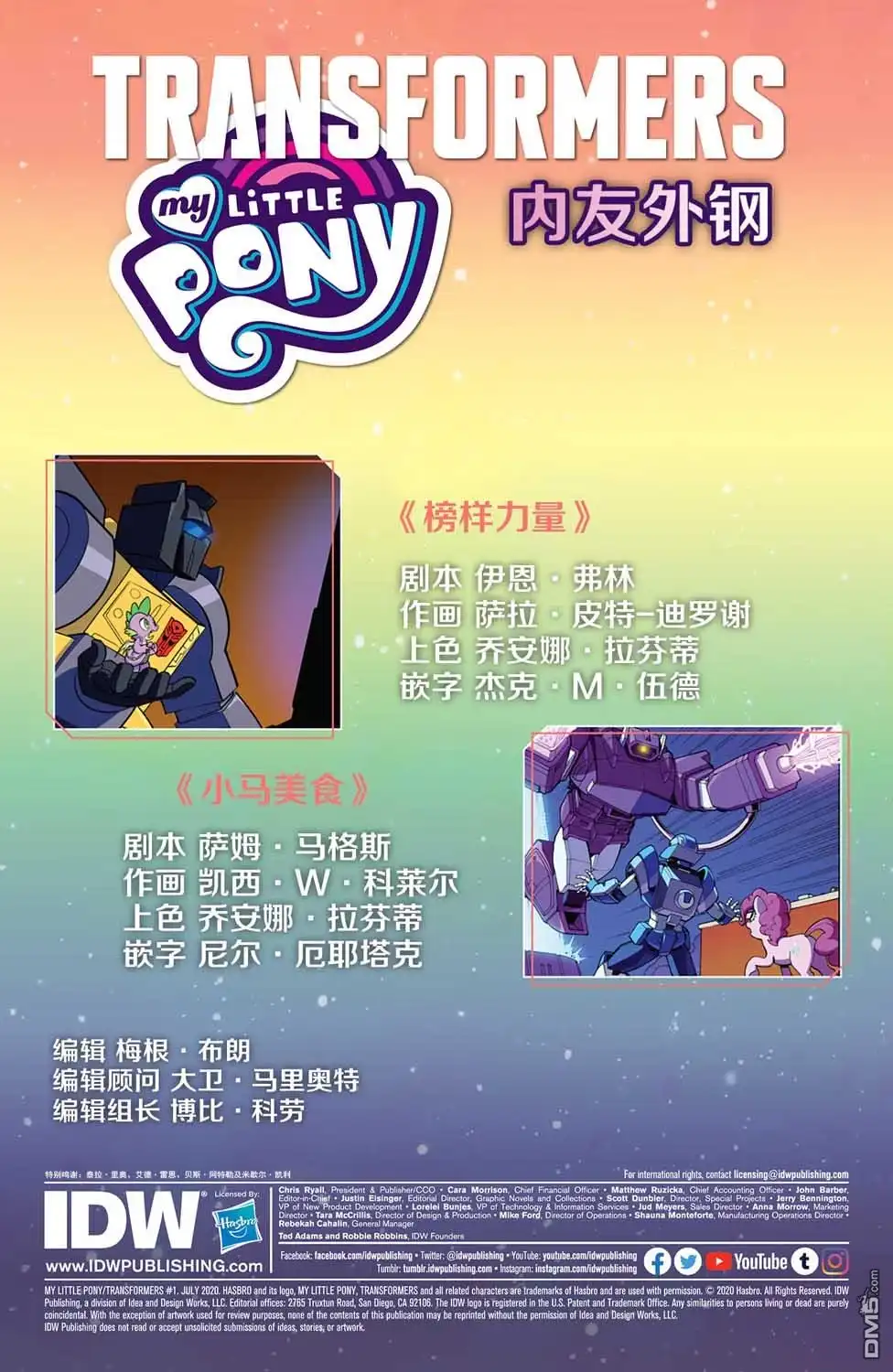 《彩虹小马G4：友情就是魔法》彩虹小马X变形金刚联动：内友外钢#02 第2页