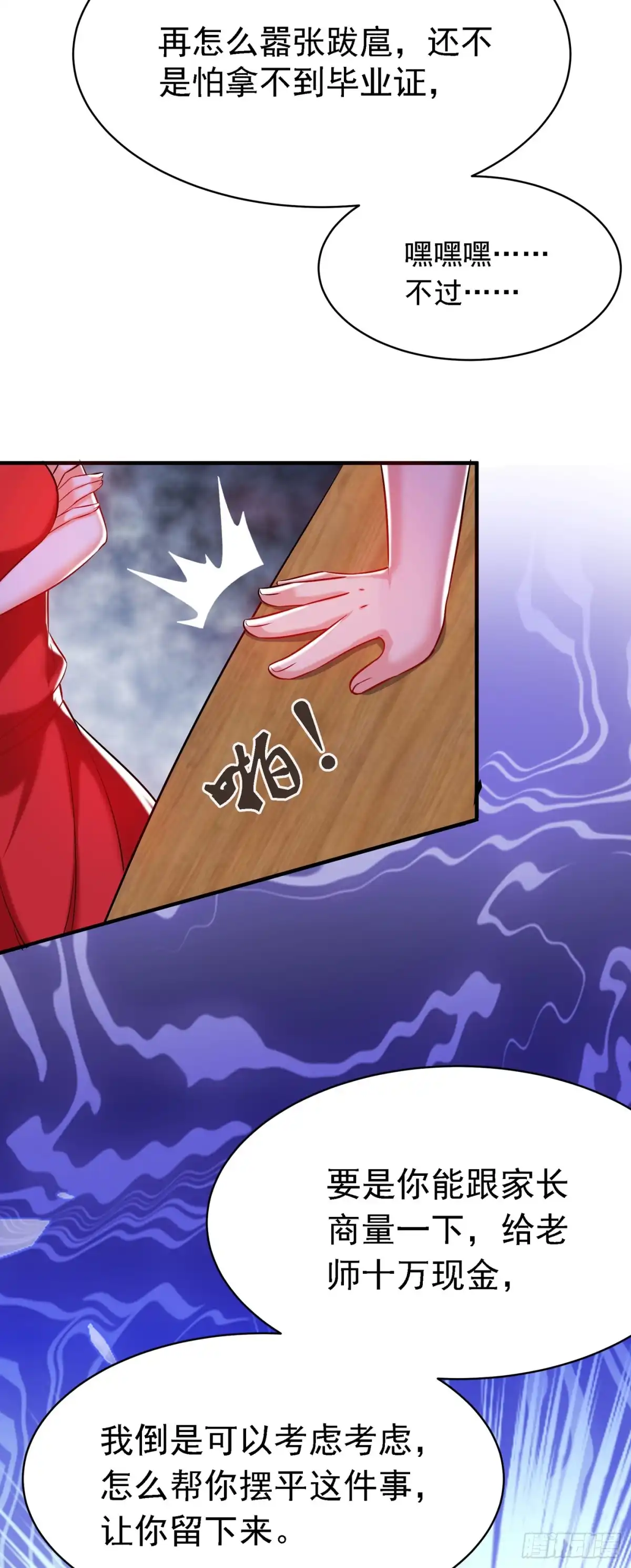 《重生空间：大小姐不好惹》第37话 暴躁校长，口吐芬芳~ 第4页