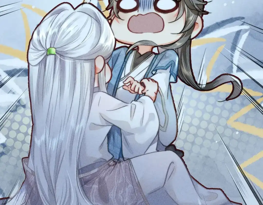 《穿成黑心莲的沙雕徒弟》第1话 清冷师尊是黑心莲？ 第49页