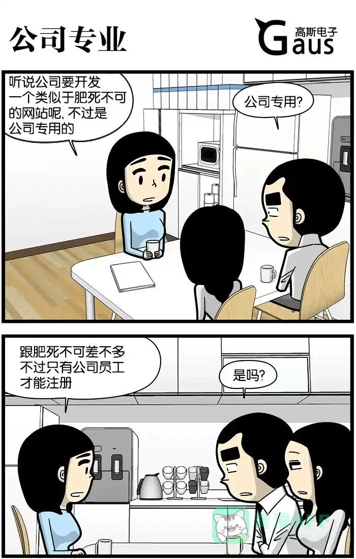 《高斯电子公司(今日宜加油)》[第1001话] 公司专业 第1页