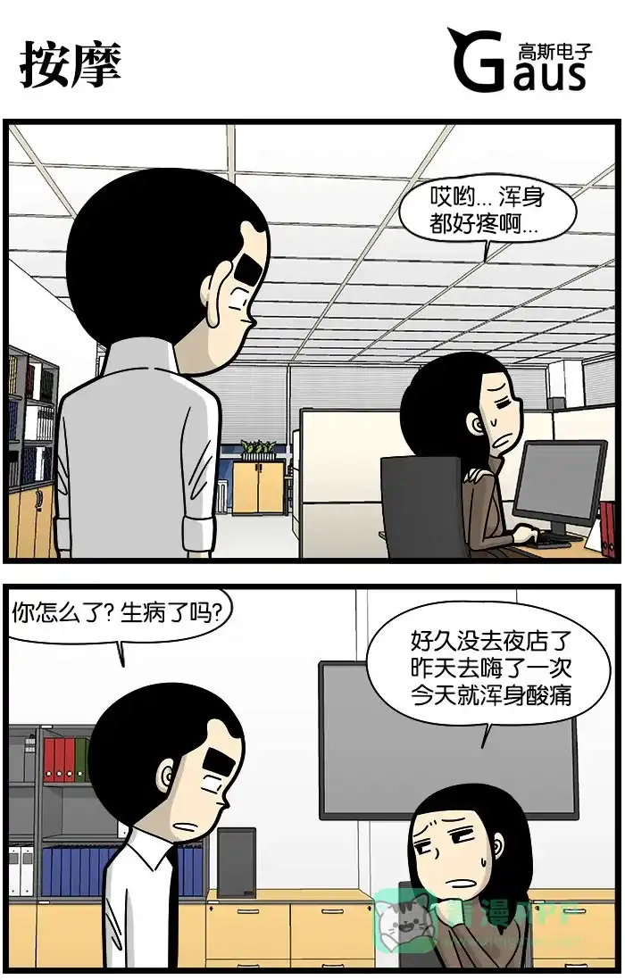 《高斯电子公司(今日宜加油)》[第1003话] 按摩 第1页