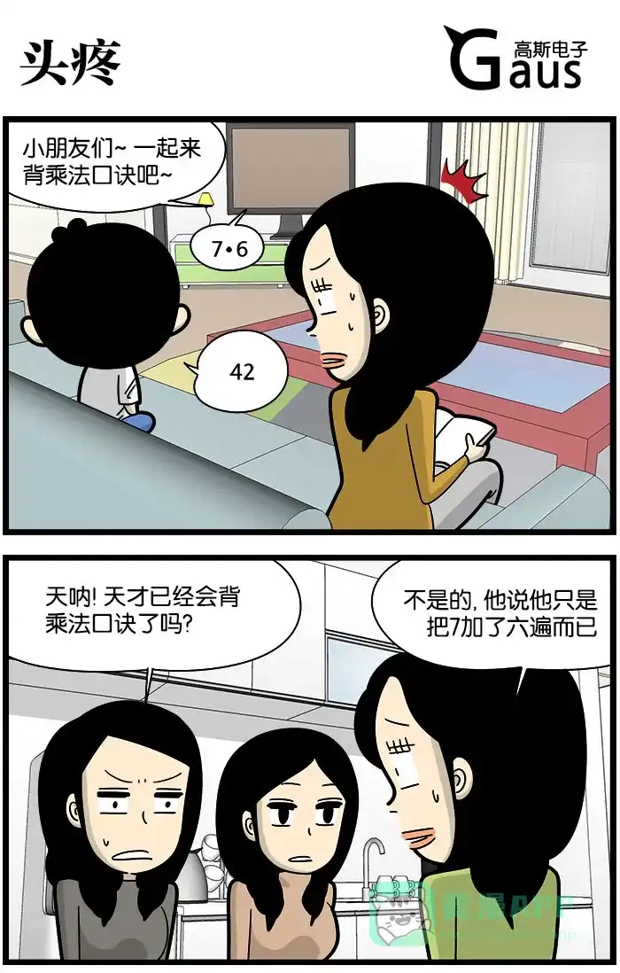 《高斯电子公司(今日宜加油)》[第1035话] 头疼 第1页