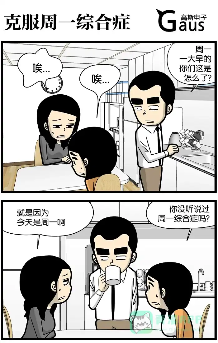 《高斯电子公司(今日宜加油)》[第1044话] 克服周一综合征 第1页