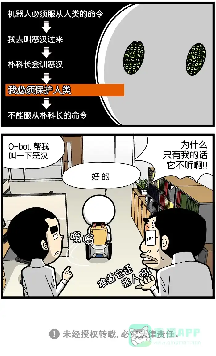 《高斯电子公司(今日宜加油)》[第1053话] 机器人三原则 第4页
