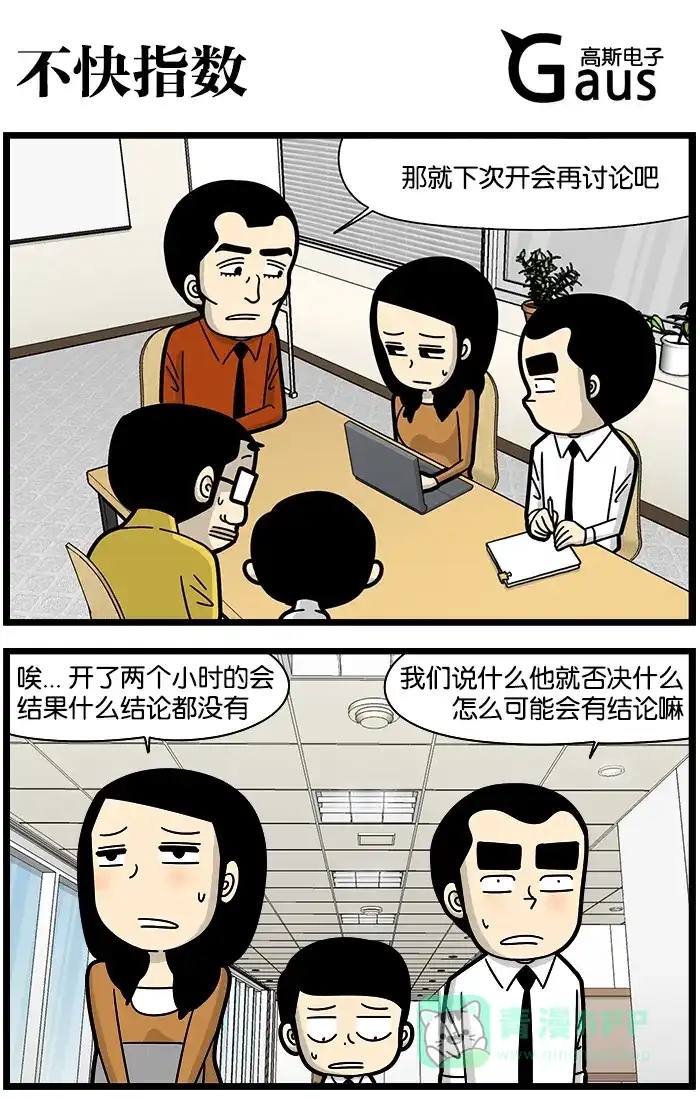 《高斯电子公司(今日宜加油)》[第1144话] 不快指数 第1页