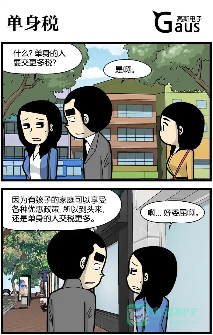 《高斯电子公司(今日宜加油)》[第1212话] 单身税 第1页