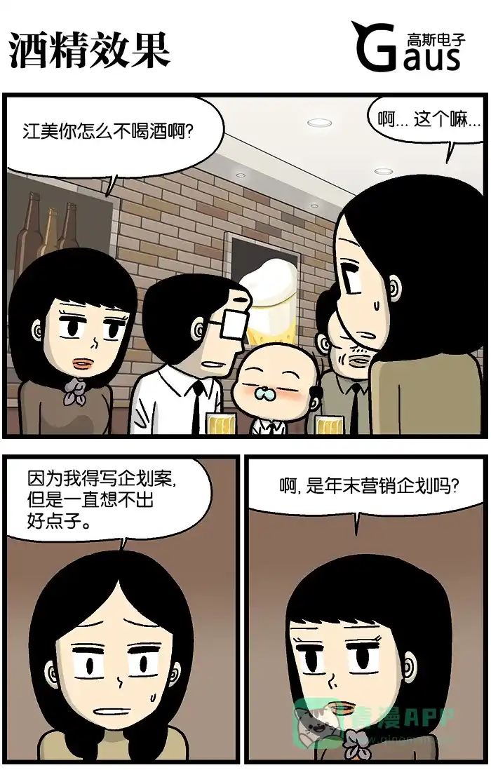 《高斯电子公司(今日宜加油)》[第1216话] 酒精效果 第1页