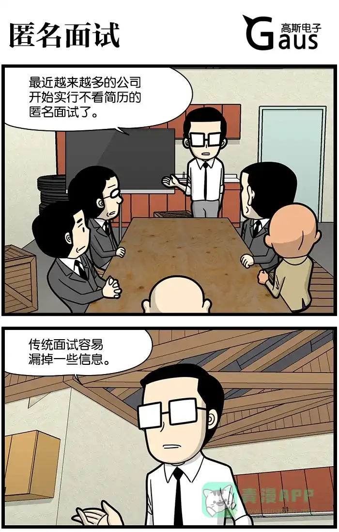 《高斯电子公司(今日宜加油)》[第1238话] 匿名面试 第1页
