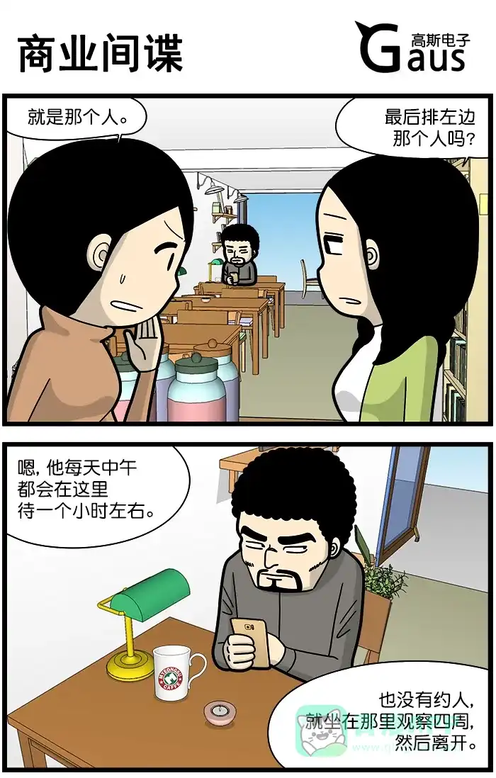 《高斯电子公司(今日宜加油)》[第1246话] 商业间谍 第1页