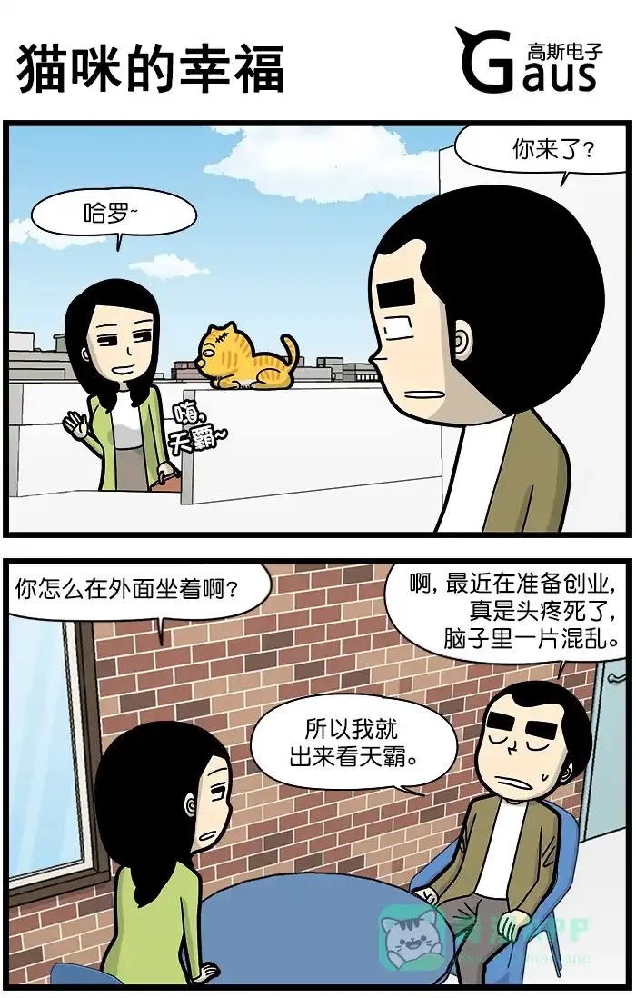 《高斯电子公司(今日宜加油)》[第1276话] 猫咪的幸福 第1页