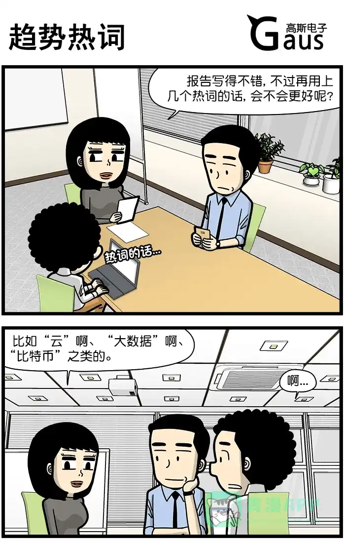 《高斯电子公司(今日宜加油)》[第1292话] 趋势热词 第1页