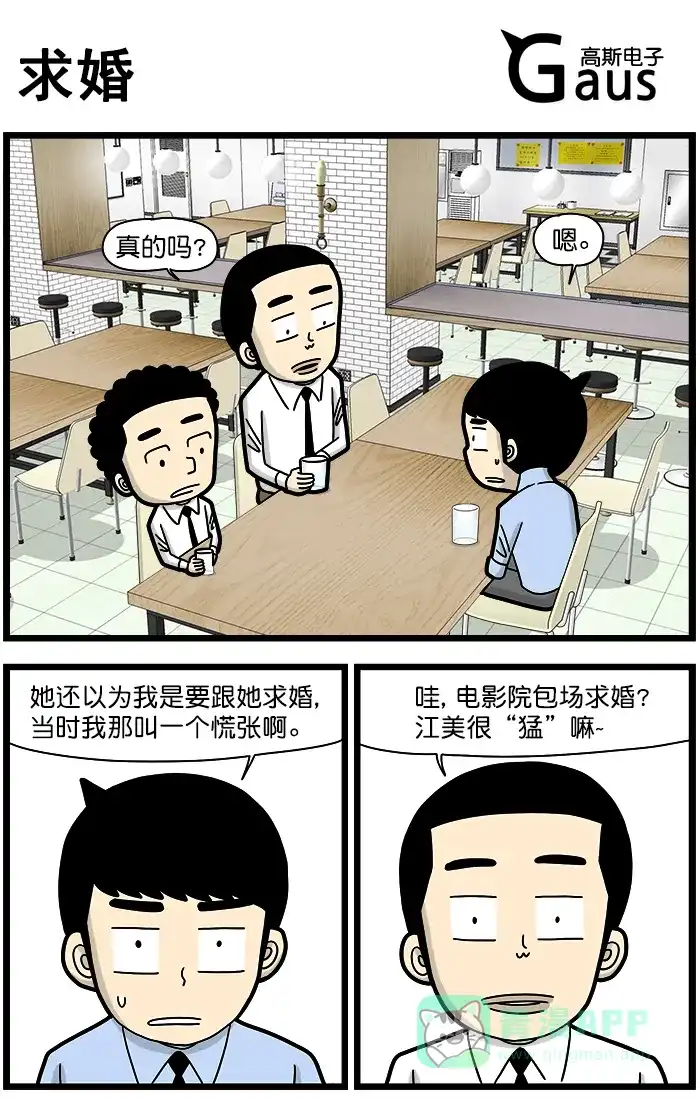 《高斯电子公司(今日宜加油)》[第1336话] 求婚 第1页