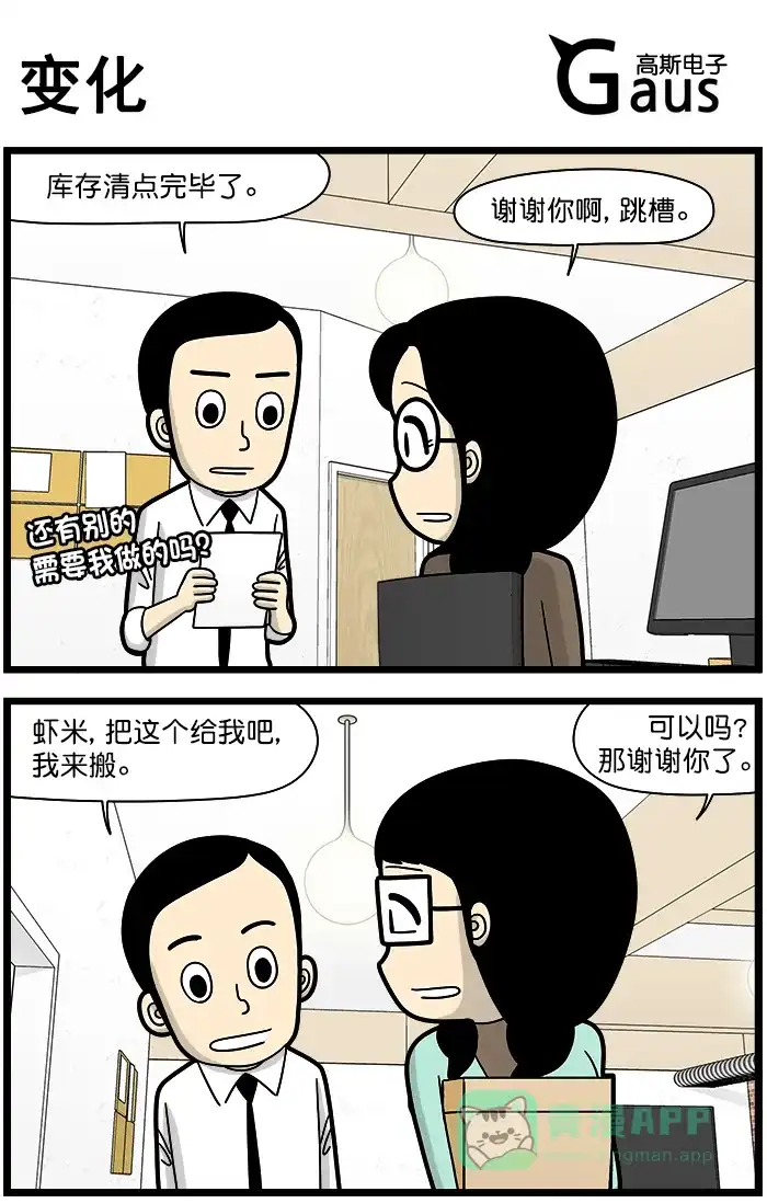 《高斯电子公司(今日宜加油)》[第1456话] 变化 第1页