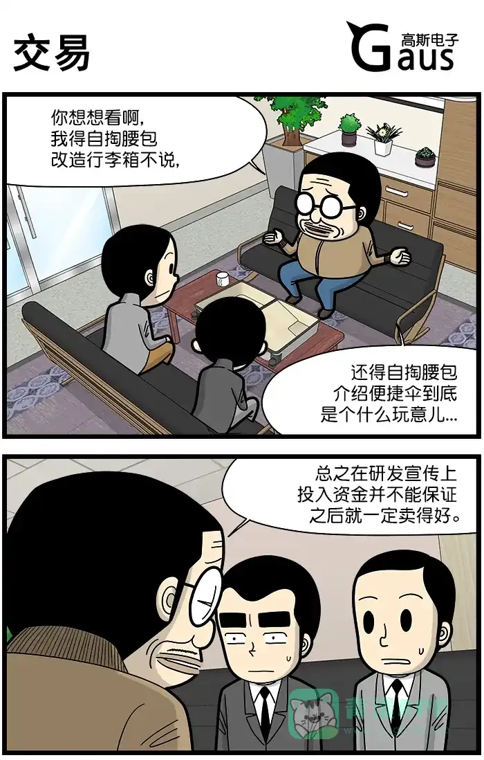 《高斯电子公司(今日宜加油)》[第1479话] 交易 第1页