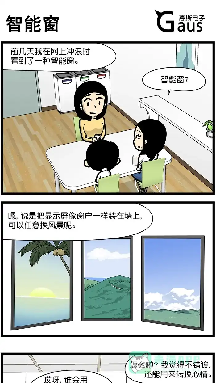 《高斯电子公司(今日宜加油)》[第1575话] 智能窗 第1页